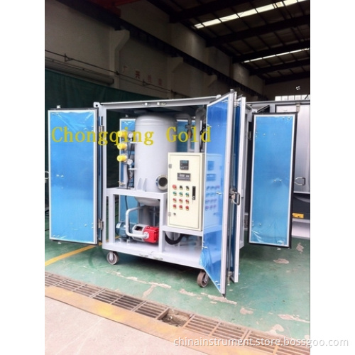 Zja Series Double Vacuum Grade Insulating Oil / Transformer Oil / Lubricating Oil /Turbine Oil Purification Machine